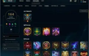 LEAGUE OF LEGENDS QUASE TODOS CAMPEÕES