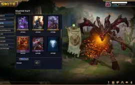 Conta Smite Beta Tester (842 skins) + Arconte + todos cofres