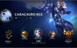 Conta GOLD LoL - 42 Skins e 86 Champs