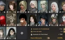 Conta black desert Guardian 645gs, 1.8k de peso