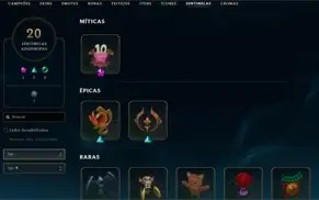 Conta Todos os Campeões - 195 skins