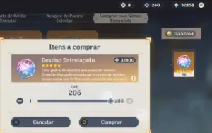 Raiden + Yelan + 250 Tiros