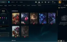 CONTA LOL +56 SKINS