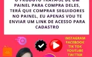 SEGUIDORES Todas As Redes Sociais - Menor Preço Do Brasil
