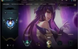 Conta lol Plat 3  197 skin