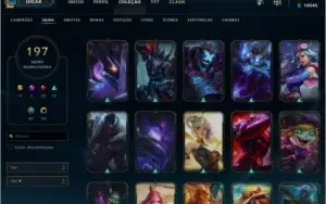 Conta lol Plat 3  197 skin