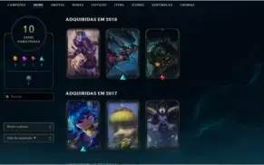 Conta League of Legends para smurf