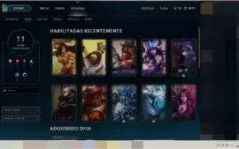 Conta LoL prata IV 21 campeões, 11 skins e 8 baús na conta!