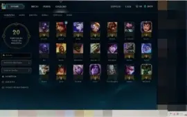 Conta LoL prata IV 21 campeões, 11 skins e 8 baús na conta!