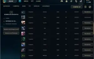 Conta ouro 4 com 2 skins e 24 champs