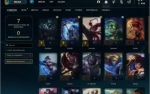 Conta ouro 4 com 2 skins e 24 champs