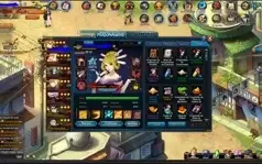 naruto online conta baratinha
