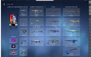 CONTA VALORANT OURO 1, SKINS DESCRIÇÃO: