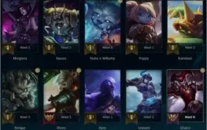 Conta lol 11 skins unranked