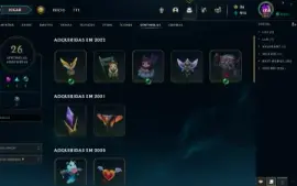 Conta LoL com muitas skins