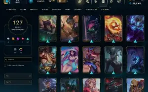 Conta Lol Lv 351 127 Skins