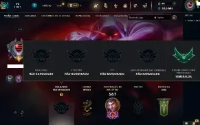 Conta Lol Lv 351 127 Skins