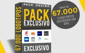 Pack Com Mais De 66 Mil Logos Editáveis - Entrega Rápida!