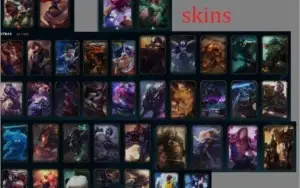 Conta LOL: Plat 2, 96 campeoes, 40 skins, 30 emotes e mais..