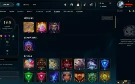 Conta League of legends platina