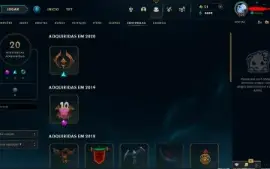Conta League of legends platina
