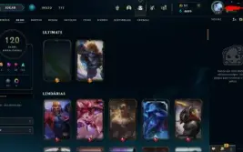 Conta League of legends platina