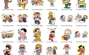 104 vetores da turma da Mônica em CDR, AI, PNG e SVG