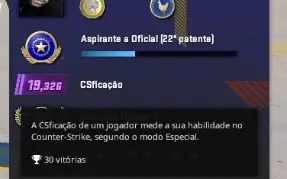Conta Prime 19 mil pontos, Level 63 steam, 2 medalhas