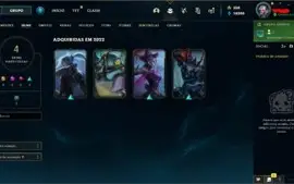 Conta league of legends platina mmr diamante