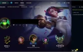 Conta League of Legends Platina 3 + Smurf