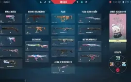Conta Valorant - Diversas skins - Último elo Gold 3