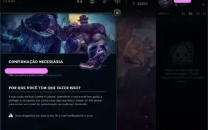 CONTA LOL DIAMANTE 1-EMAIL /TELEFONE NÃO confirmado + SKINS