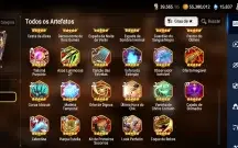 Conta de epic seven com 220 pedras de ouro+ 15 k de gemas