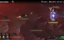 Conta de epic seven com 220 pedras de ouro+ 15 k de gemas