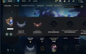 Conta prata 4 com 74 Champs e 31 Skins