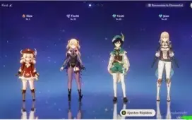 Klee, Venti, Jean +9 Characters 4 star