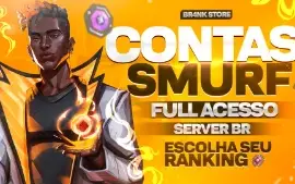 ⛓ Contas Smurf Valorant Fa / Servidor Br / Escolha Seu Rank!