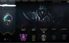 CONTA LOL MESTRE DIVERSAS SKINS