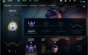 CONTA LOL DIAMANTE IV 66% WINRATE Ganhando 25 pontos