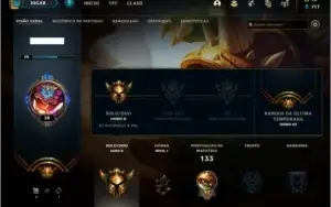 Conta ouro 2 com 21 skins e 34 champs