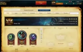 CONTA LV 30 UNRANKED / 43 CHAMPS  / 5 SKINS / 3 PAG DE RUNAS