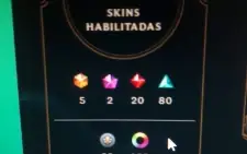 Janna Vitoriosa, 2 Icones Challenger, 241 Skins