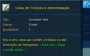 Item para Omegamon: Merciful Mode LA-Omega