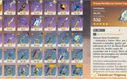 Ar 47 Ganyu + Qiqi + Ninguang com Oração Perdida