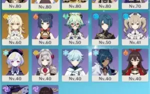 Ar 47 Ganyu + Qiqi + Ninguang com Oração Perdida