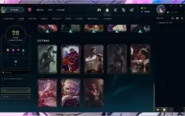 Conta Prata IV com skins boas