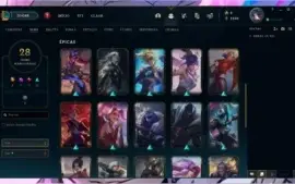 Conta Prata IV com skins boas