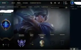 CONTA LOL DIAMANTE 3 | SKINS LENDÁRIAS E MÍTICAS