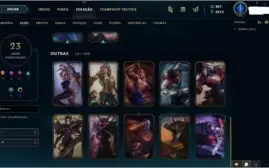 CONTA LOL DIAMANTE 3 | SKINS LENDÁRIAS E MÍTICAS