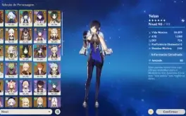 Acc ar60 top + acc Ar65 no Honkai Star Rail (mesma acc)